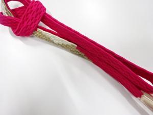 未使用品　正絹　手組帯締め